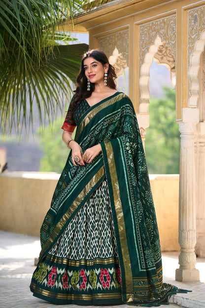 green lehenga,plus size available,Comfort Fit,Premium Fabric,Express Delivery.