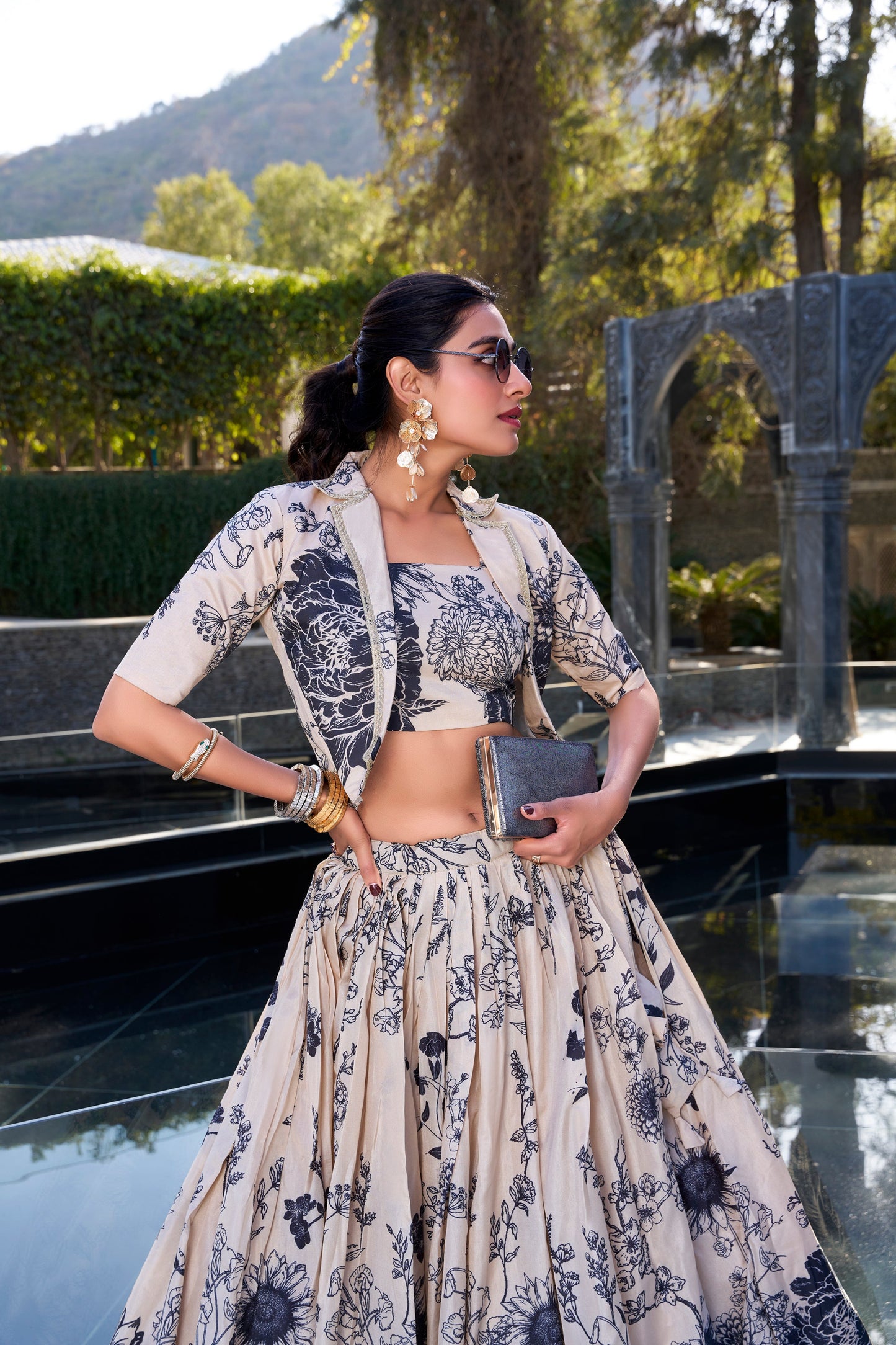 white lehenga,plus size available,Comfort Fit,Premium Fabric,Express Delivery.