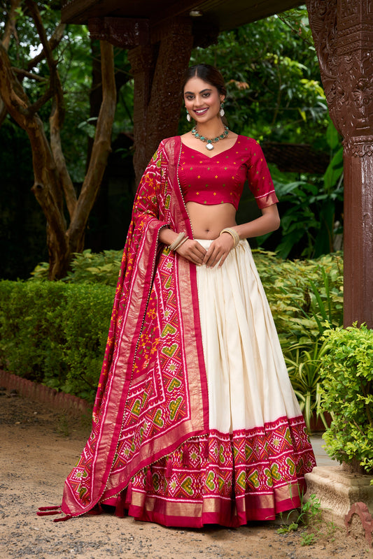 red lehenga,plus size available,Comfort Fit,Premium Fabric,Express Delivery.