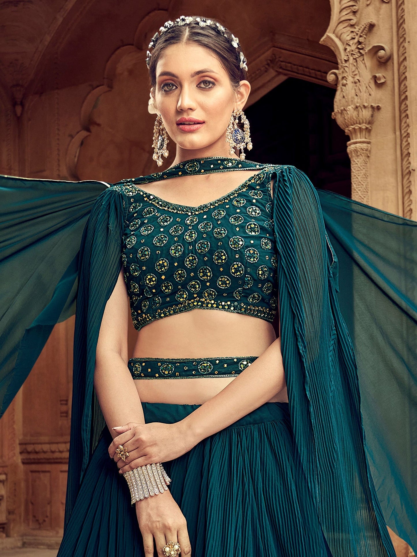 "Your go-to lehengas for desi events in the USA."
