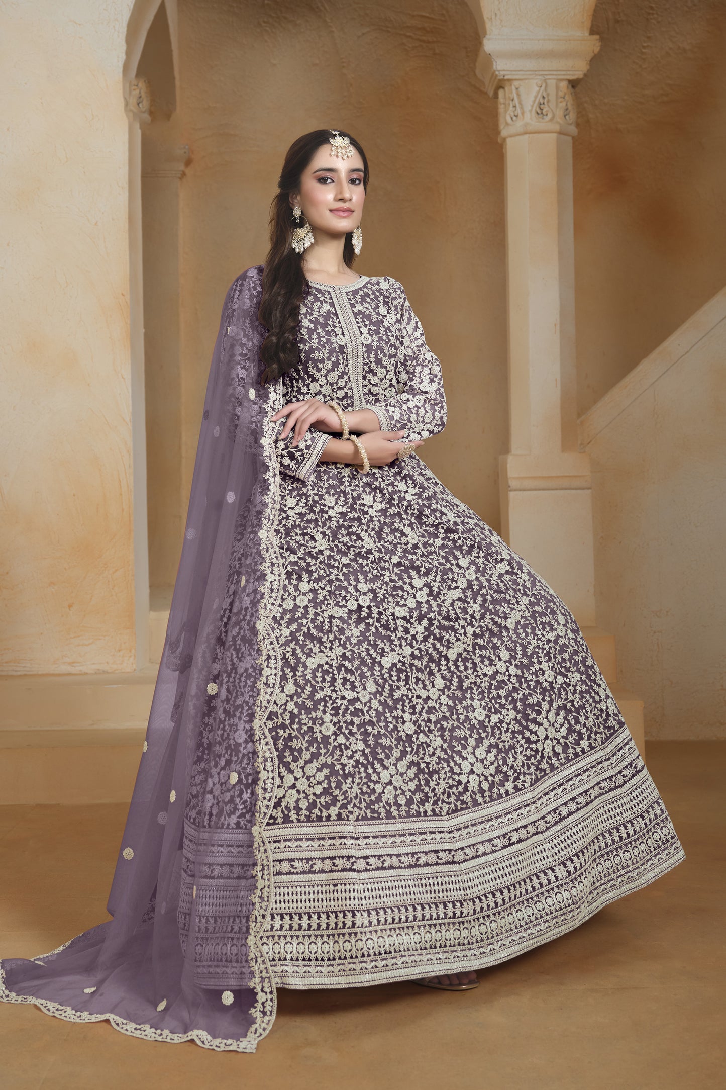 Indian Traditional Party Wear Anarkali Dress for Women's