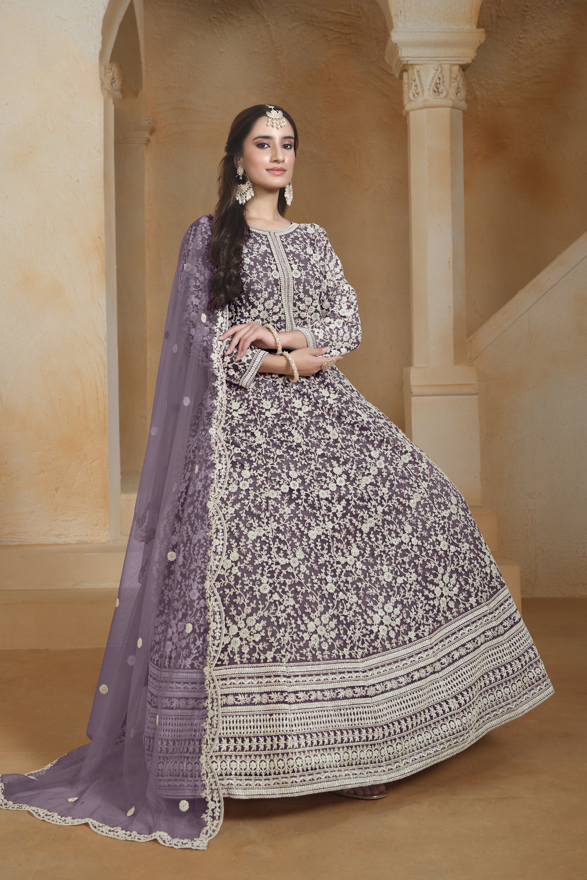Indian Traditional Party Wear Anarkali Dress for Women's