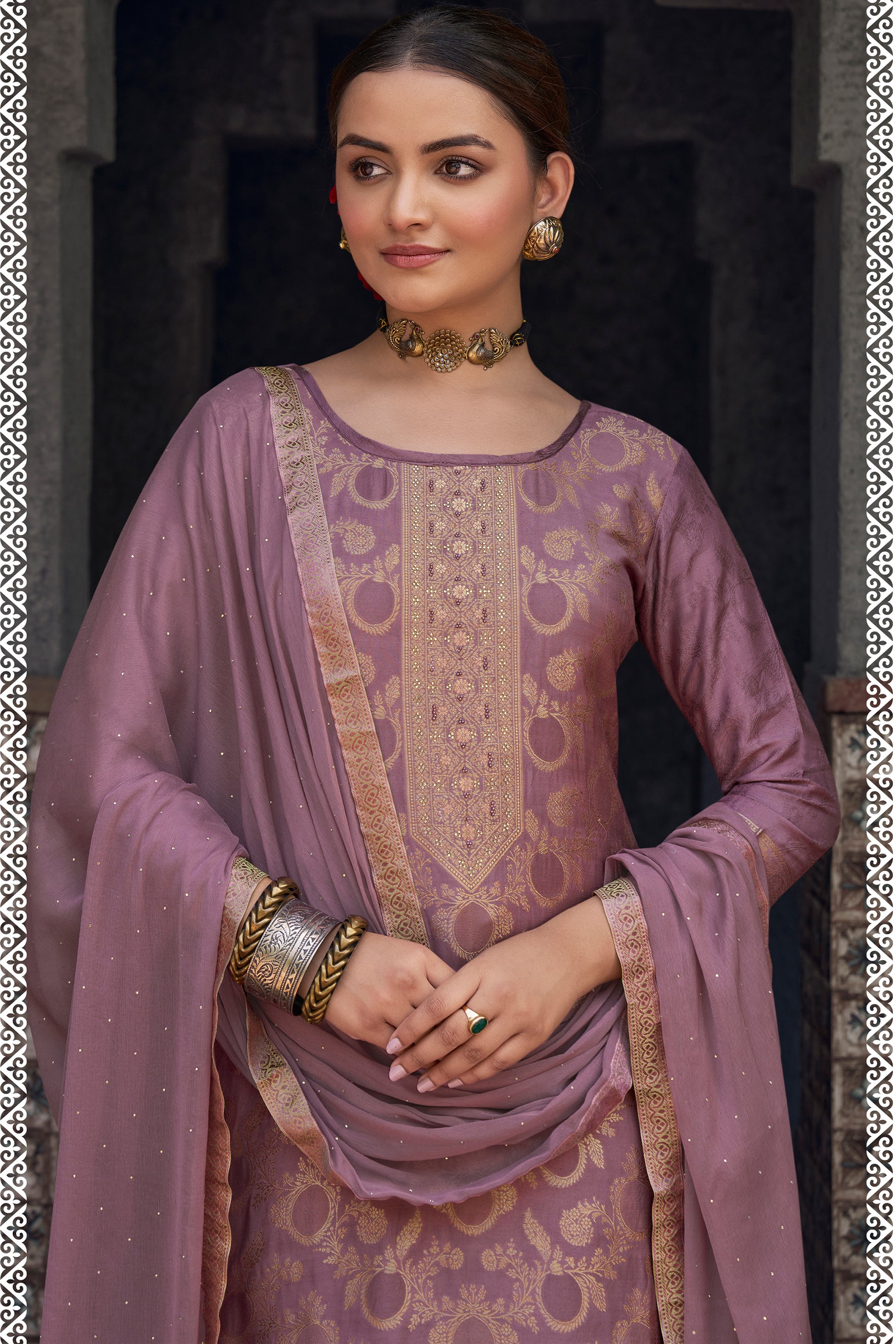 Traditional Designer Function Party Wear Stitched Salwar Kameez Suits