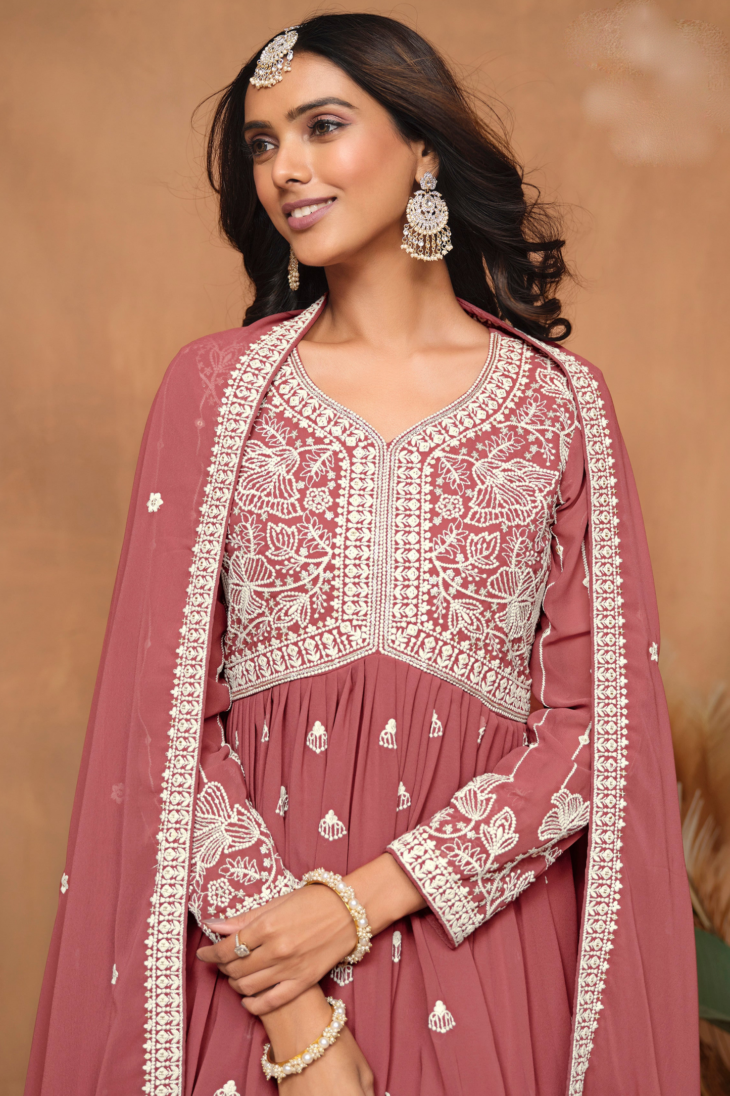 Designer Party Wear Sharara Dress - Pakistani Ethnic Wear USA
