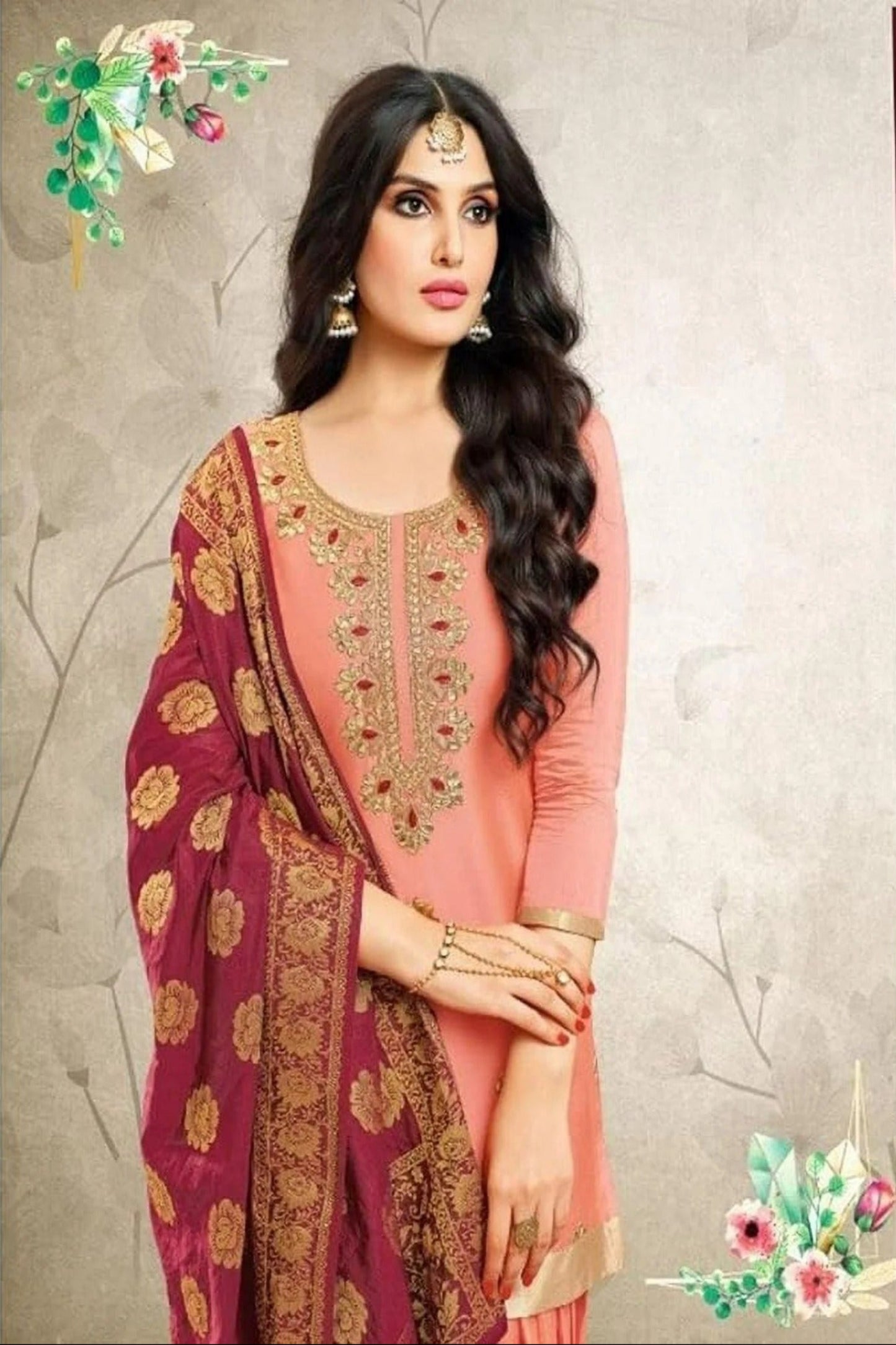 Red Patiala speaks tradition and boldness – perfect for weddings and festive nights.
