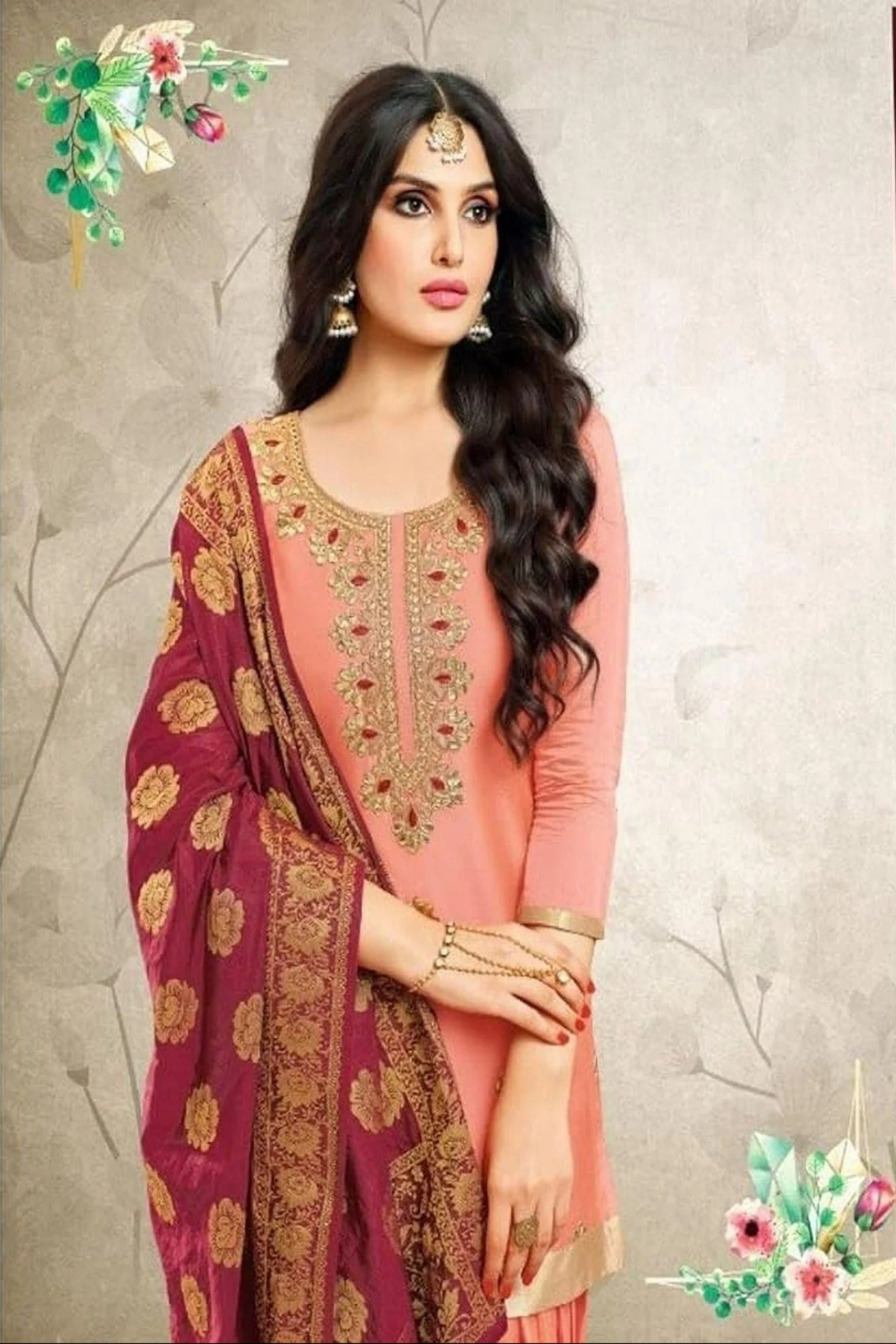 Red Patiala speaks tradition and boldness – perfect for weddings and festive nights.
