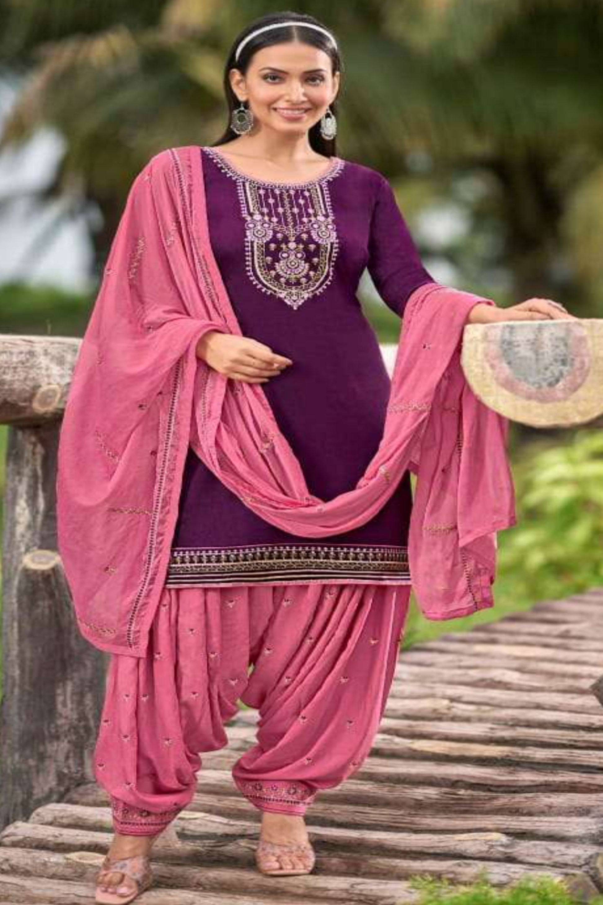 Eid Special Women Wear Designer Ready-made Patiyala with Dupatta Suits