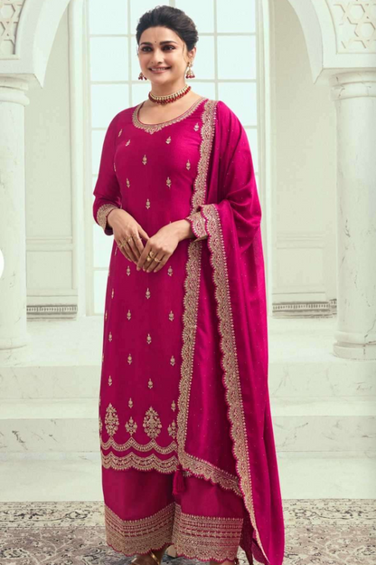 Ready to Wear Pink Salwar Kameez Dupatta Suit's for Women's 