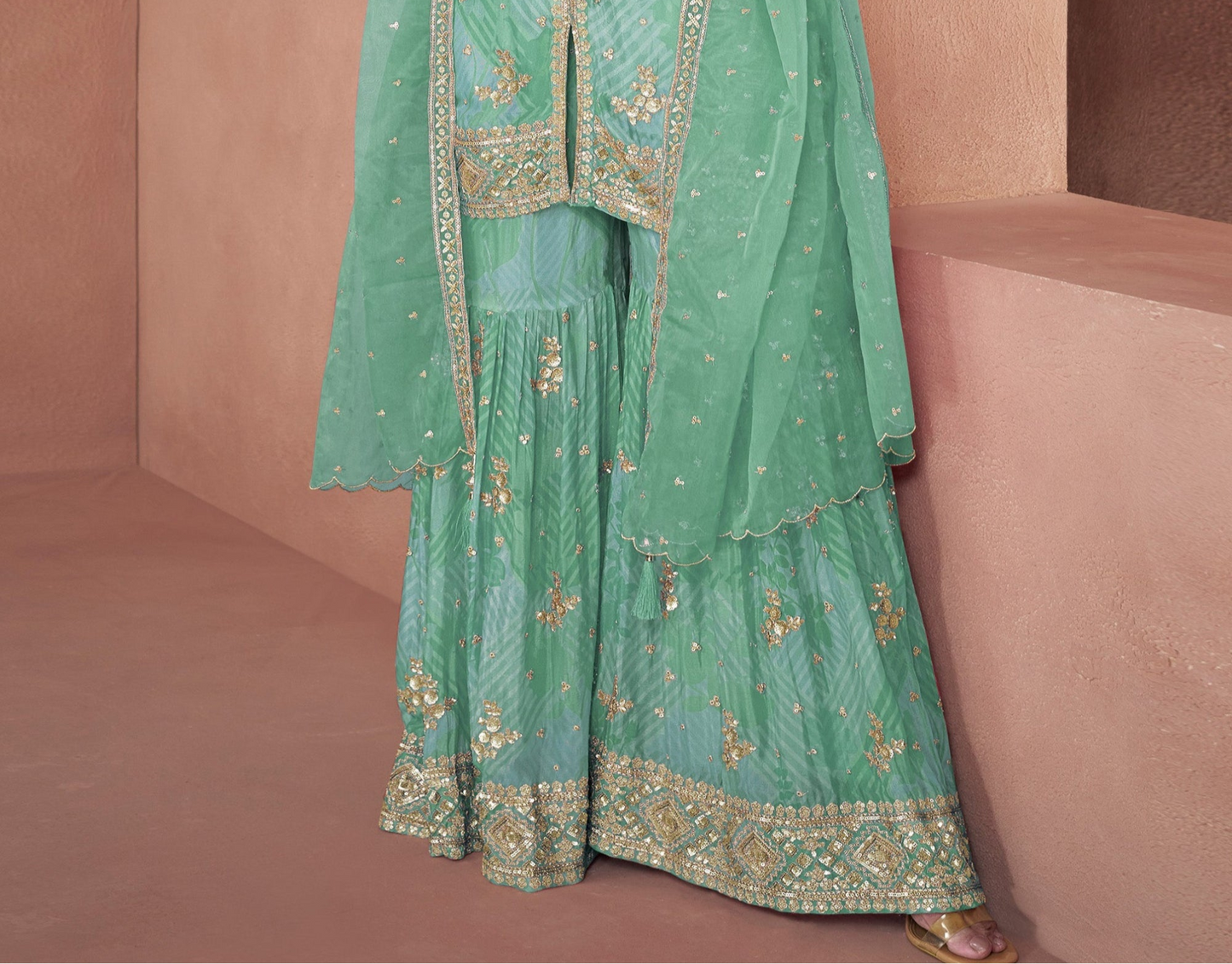 Buy Indian Anarkali with dupatta for Diwali USA

