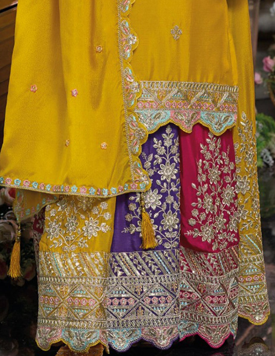Bridal wear Anarkali with dupatta USA
