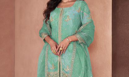 Buy Indian Anarkali with dupatta for Diwali USA
