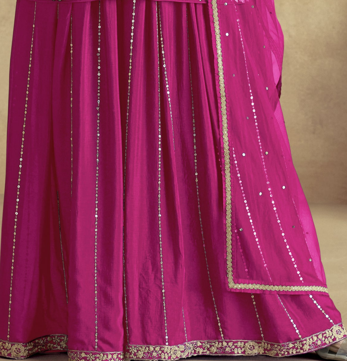 Fancy Anarkali gown for parties and receptions USA
