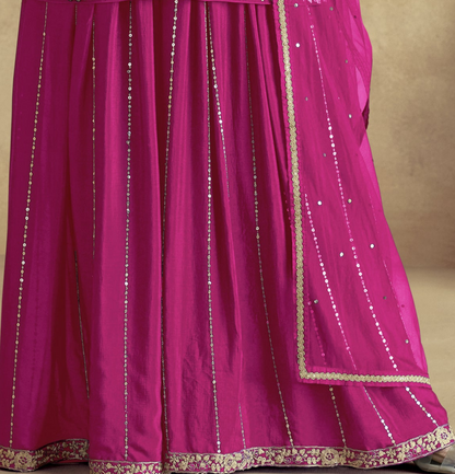 Fancy Anarkali gown for parties and receptions USA
