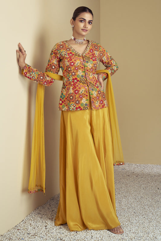 Bridal Anarkali gown with dupatta shipped from USA
