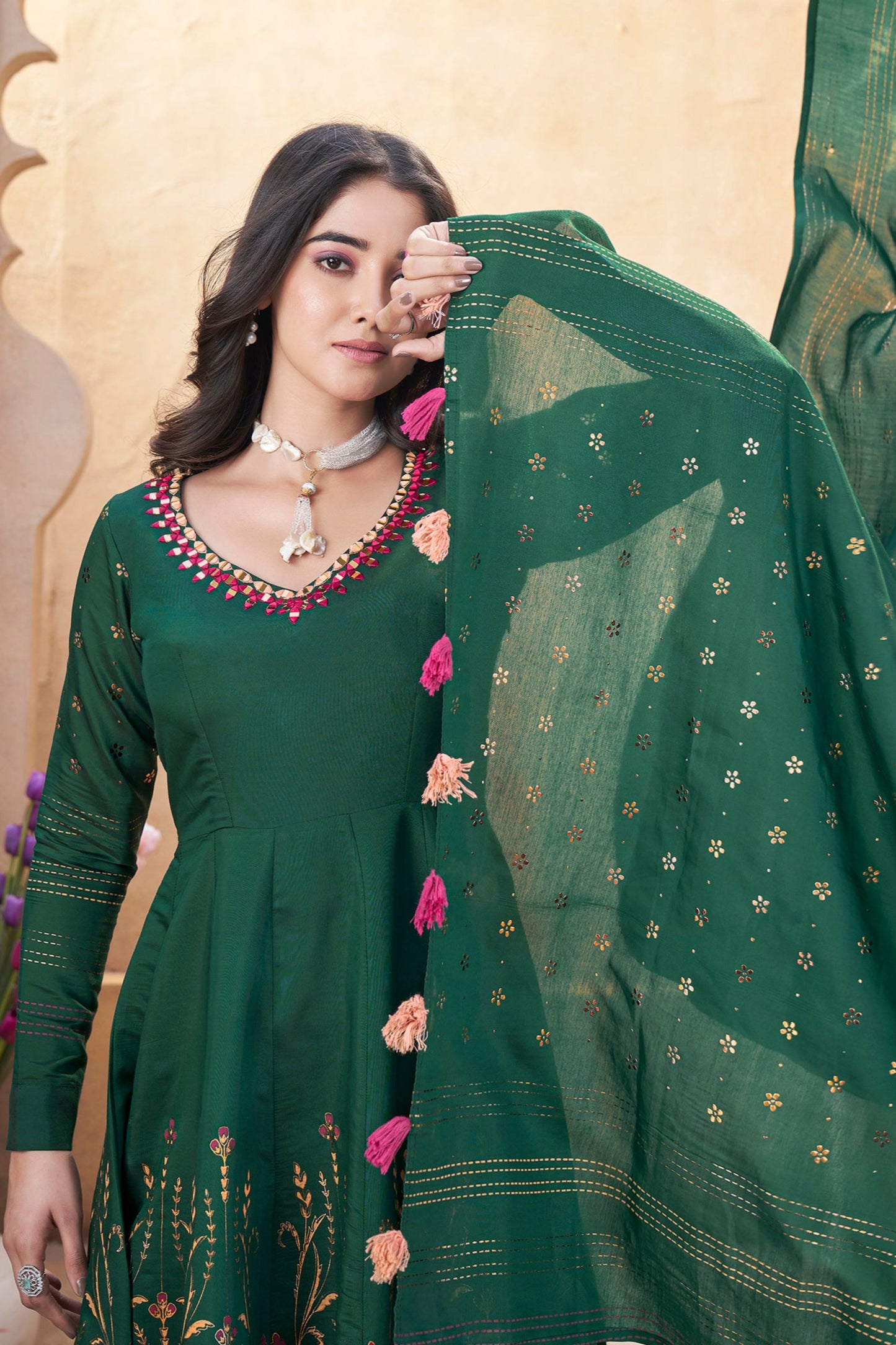 Pakistani Anarkali dress for special events in USA
