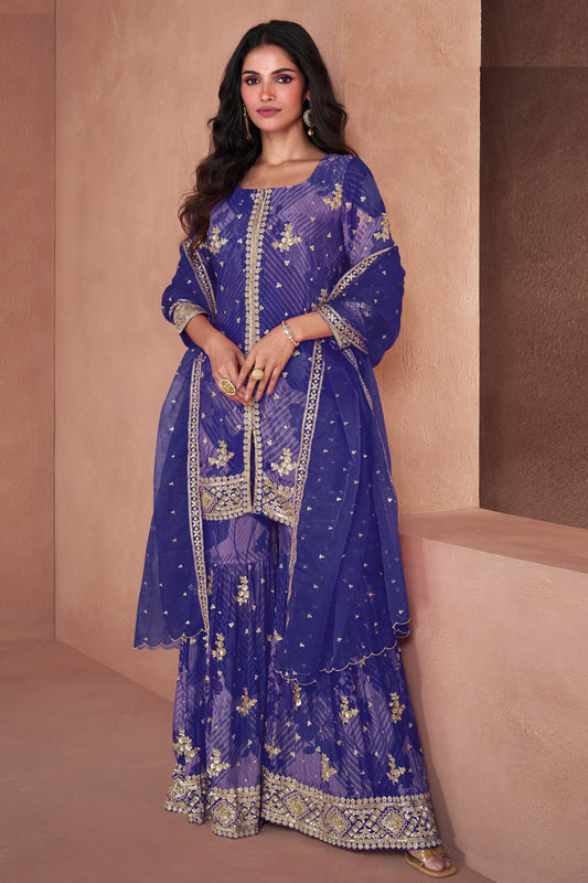 Fancy Anarkali gown for parties and receptions USA
