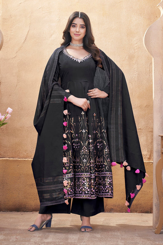 Bridal Anarkali gown with dupatta shipped from USA
