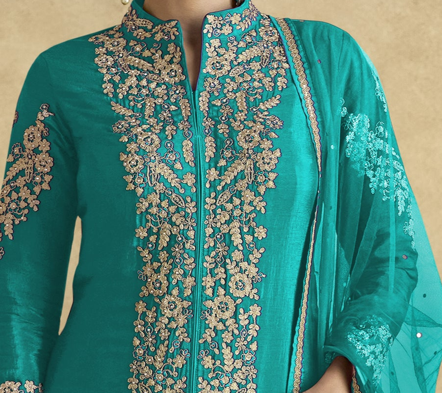 Designer Anarkali suits online with fast shipping USA
