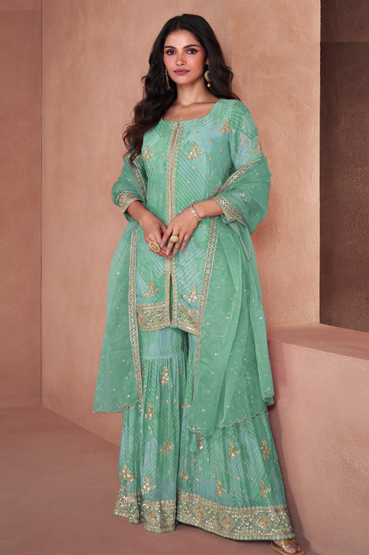 Buy Indian Anarkali with dupatta for Diwali USA

