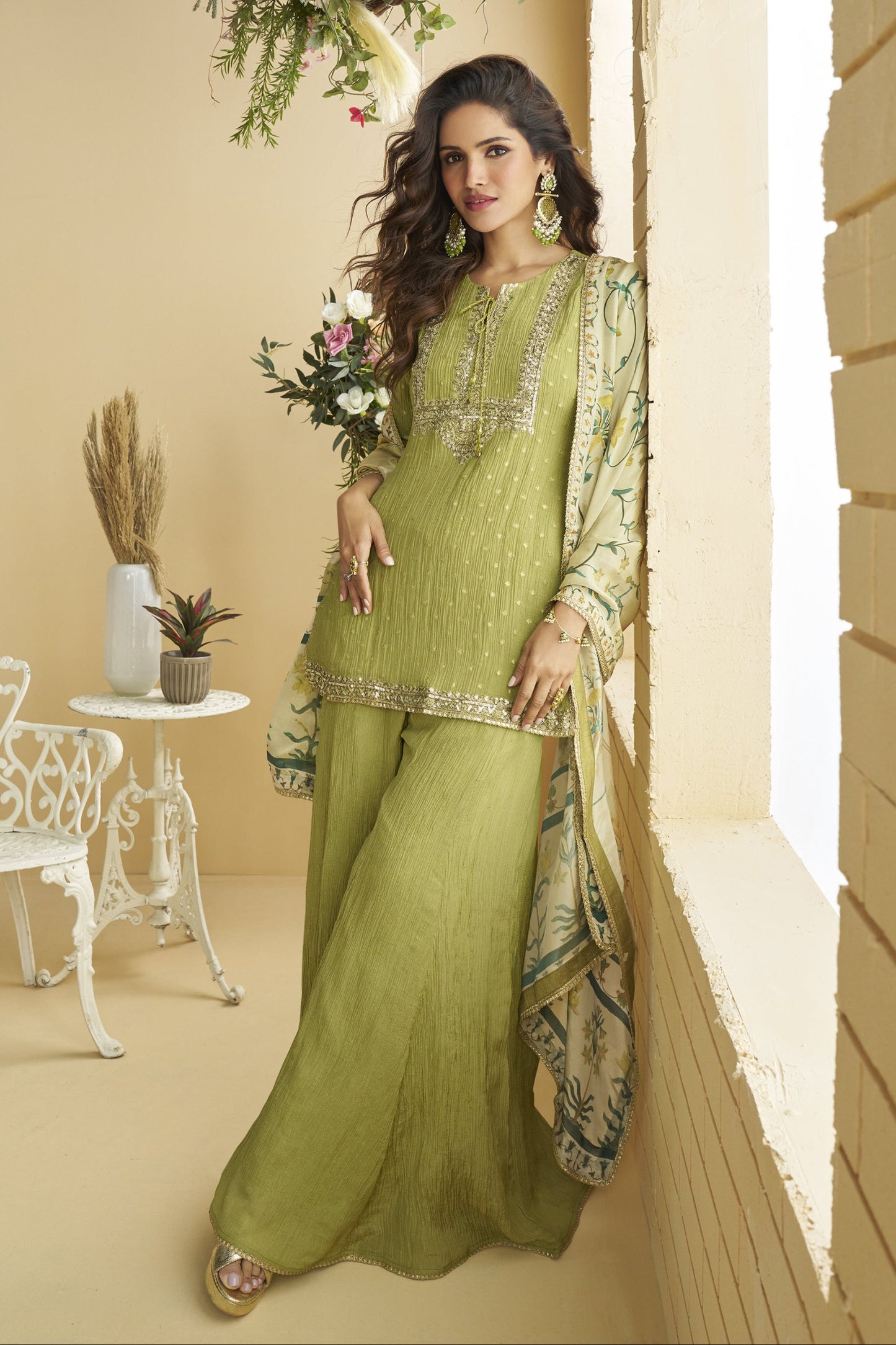 Palazzo Suit For Women Premium Traditional Women’s Clothing.