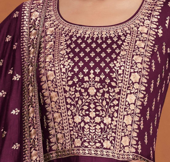 Pakistani Eid Function Party Wear Stylish Anarkali Dupatta Gown for Women