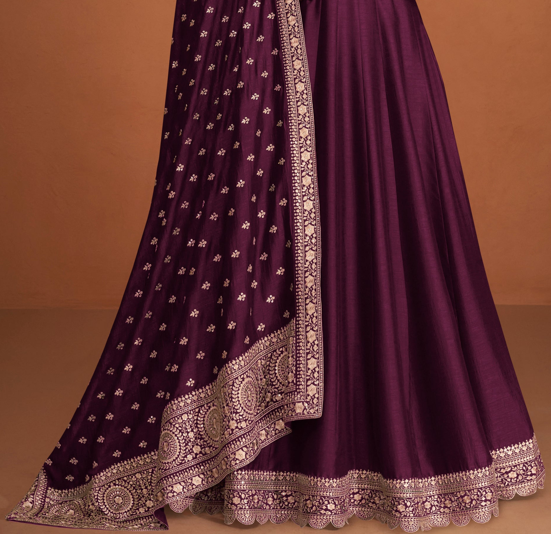 Pakistani Eid Function Party Wear Stylish Anarkali Dupatta Gown for Women