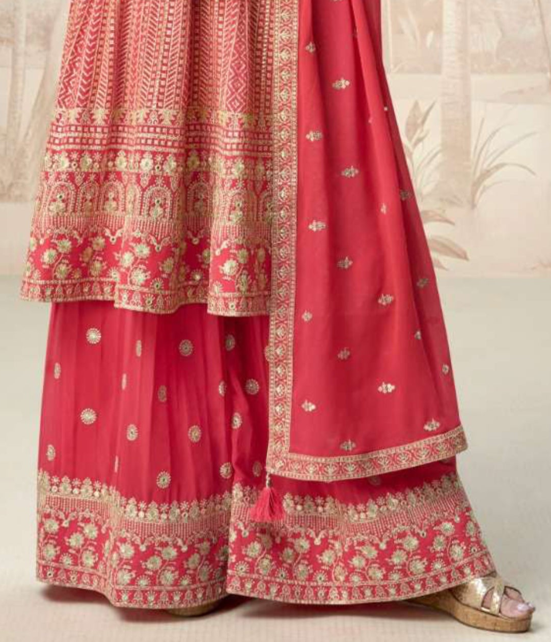 Designer wedding gown Indian style USA shipping

