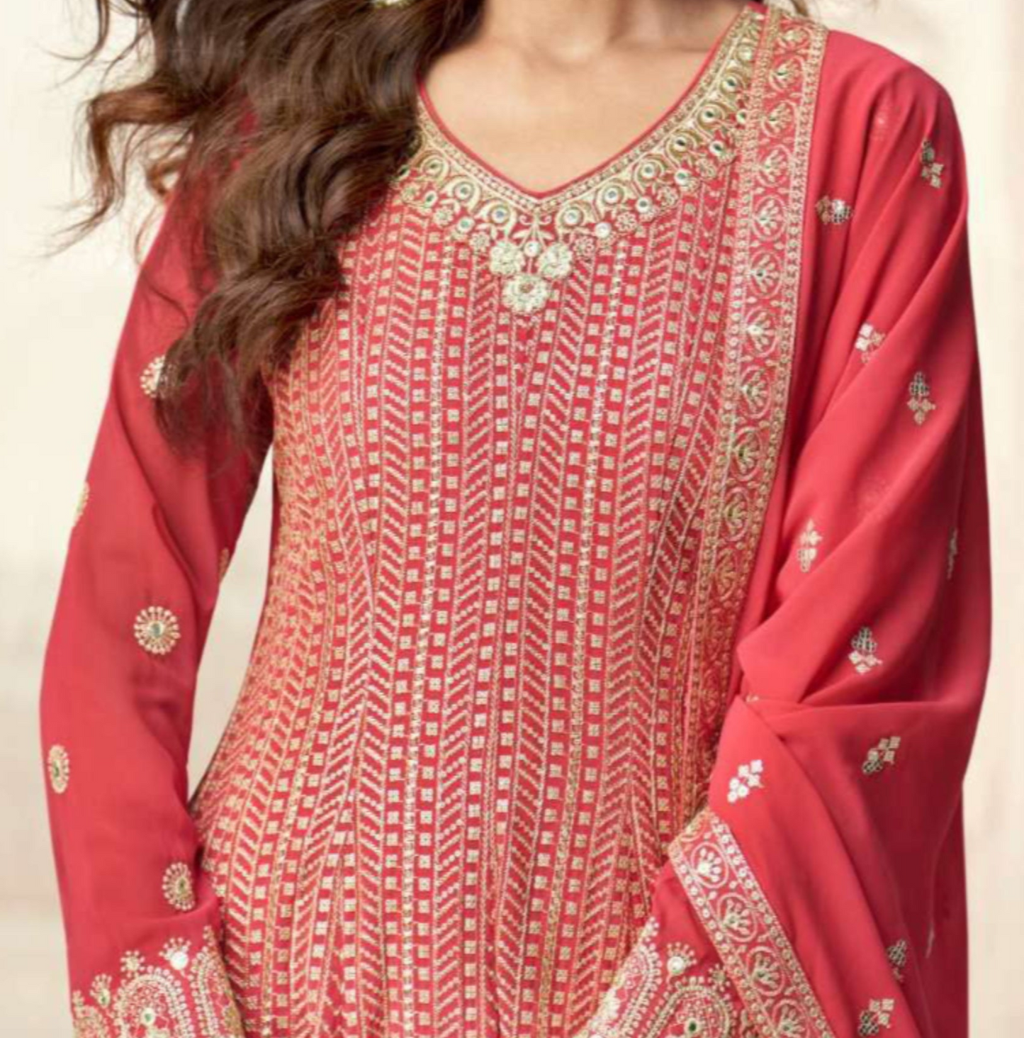 Designer wedding gown Indian style USA shipping
