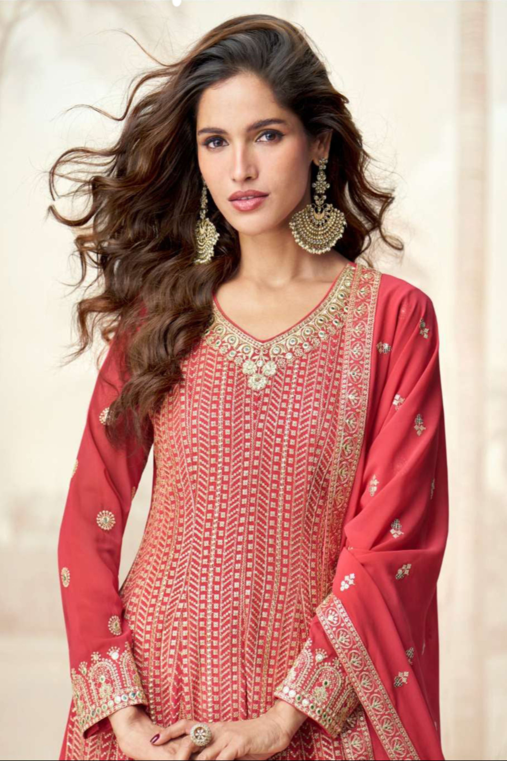 Designer wedding gown Indian style USA shipping
