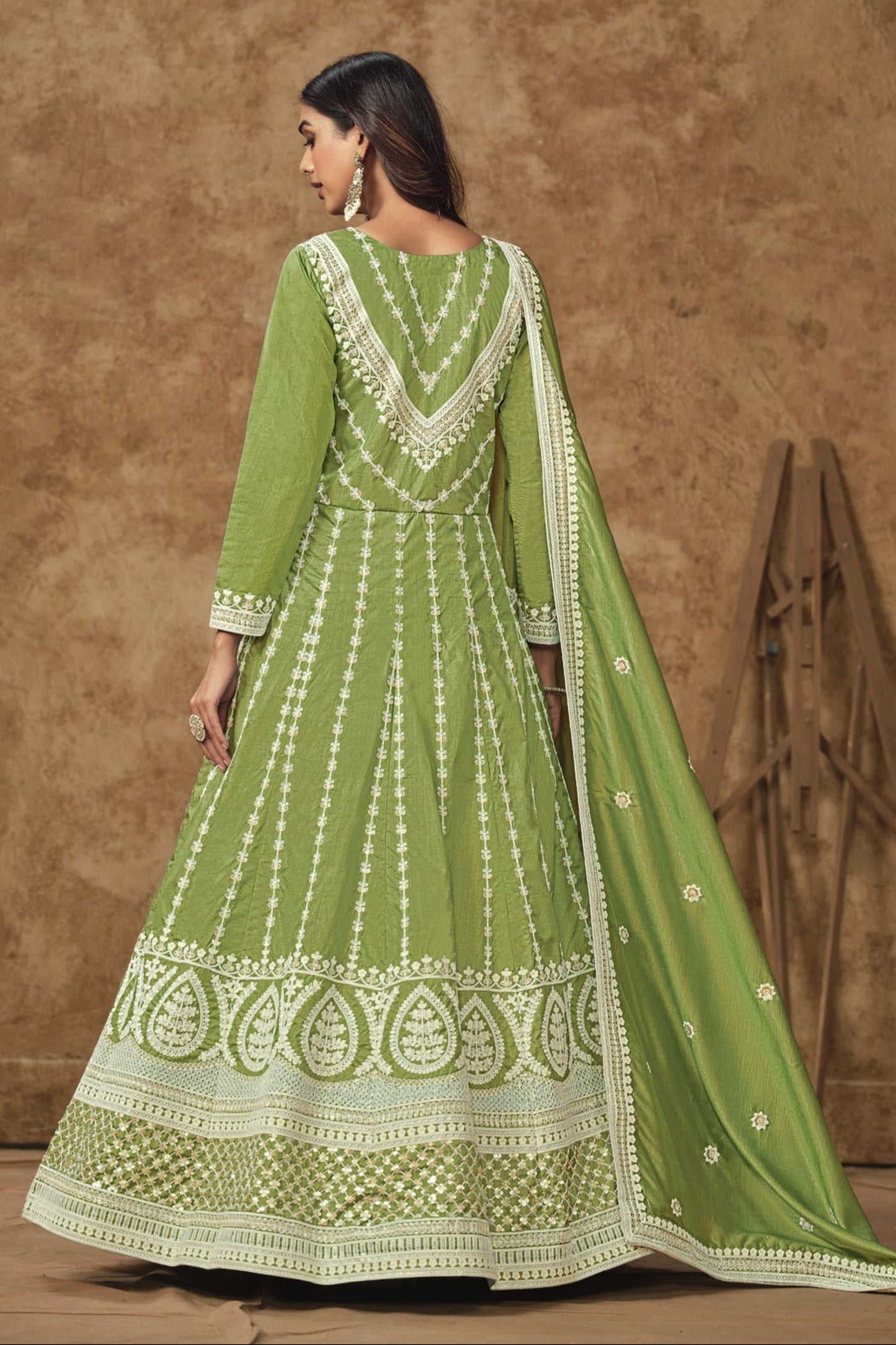 Ready To Wear Anarkali Dress For Wedding Reception USA