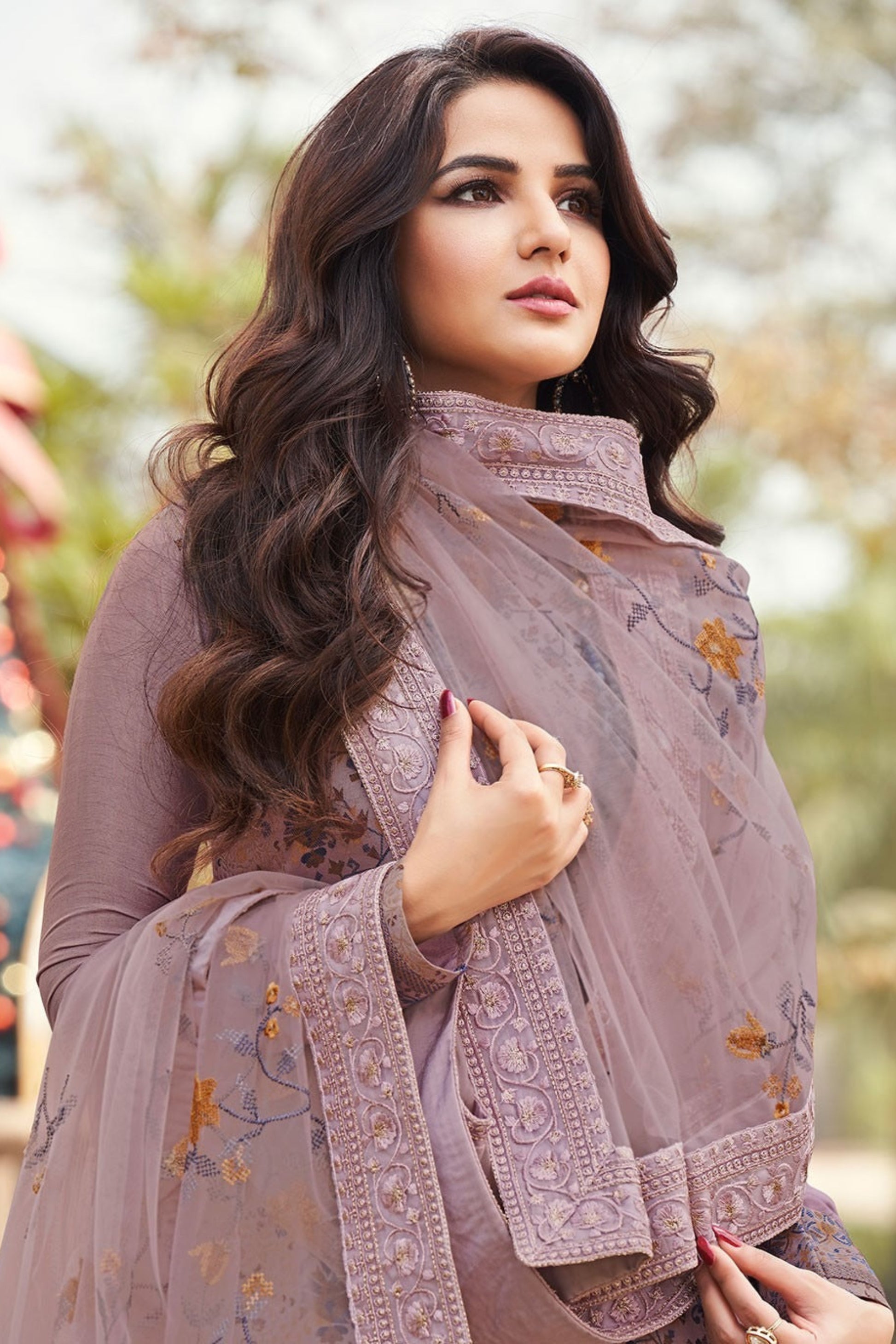 Purple salwar kameez looks royal and elegant. From light to dark purple.

