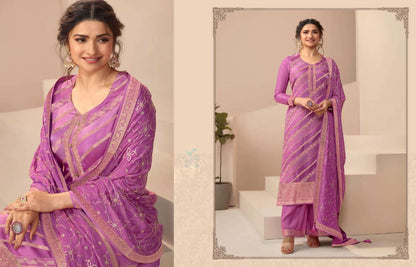 Purple salwar kameez looks royal and elegant. From light to dark purple.
