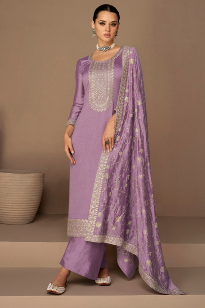 Stitched Lavender Ready-To-Wear Trendy Salwar Kameez Styles For 2025