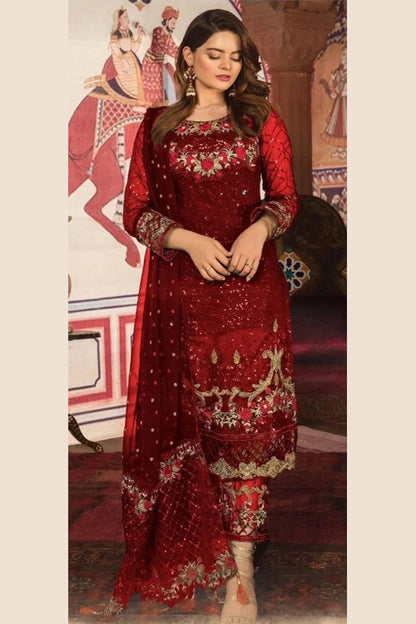 Red salwar kameez is great for weddings and festivals. It shows passion and tradition.
