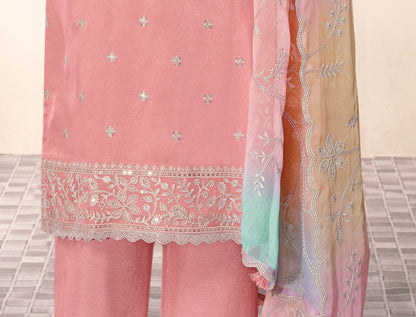 Orange salwar kameez is bright and lively. Perfect for festivals and happy events.
