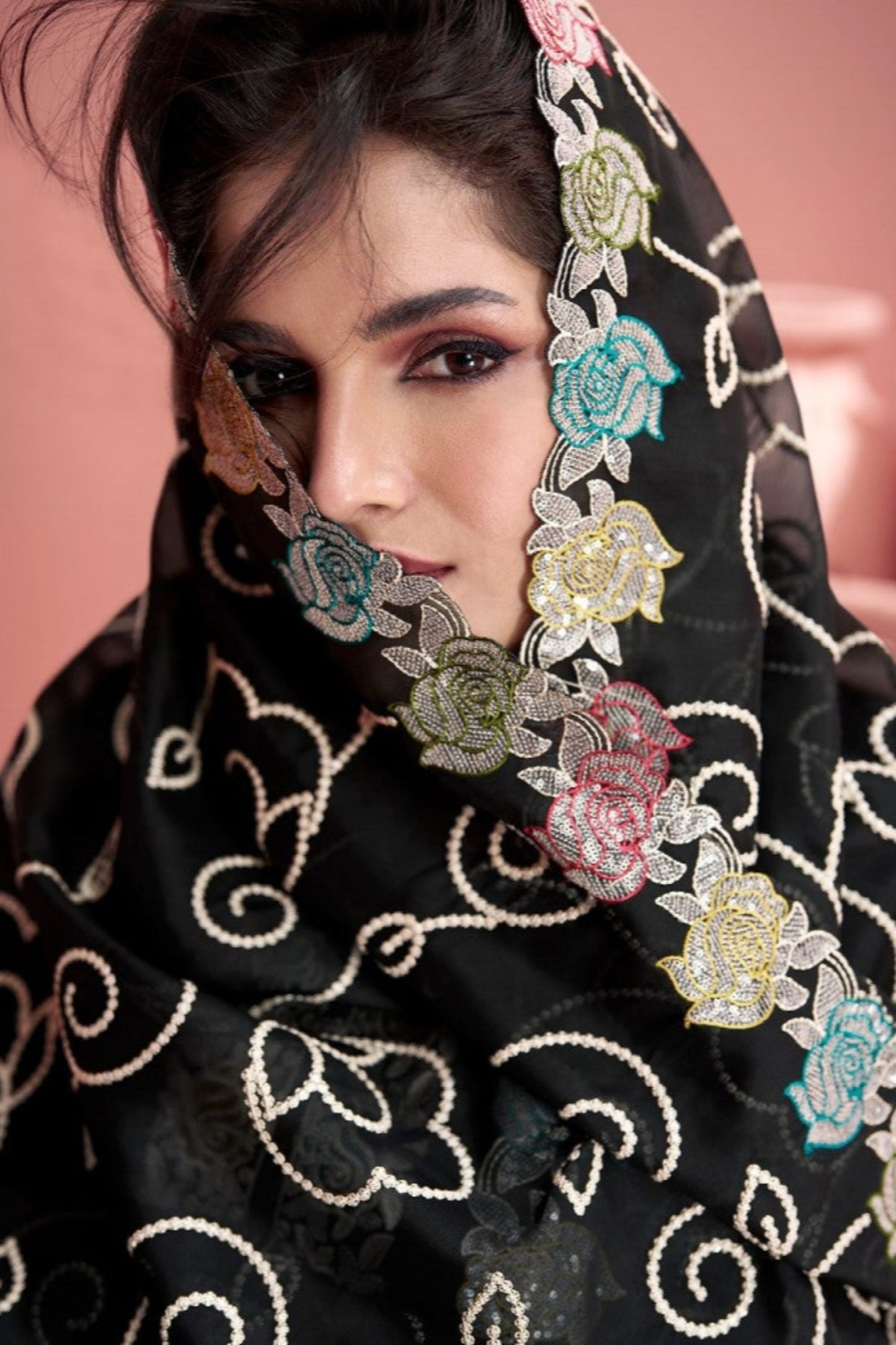 Black salwar kameez is always in fashion. It feels elegant and mysterious.
