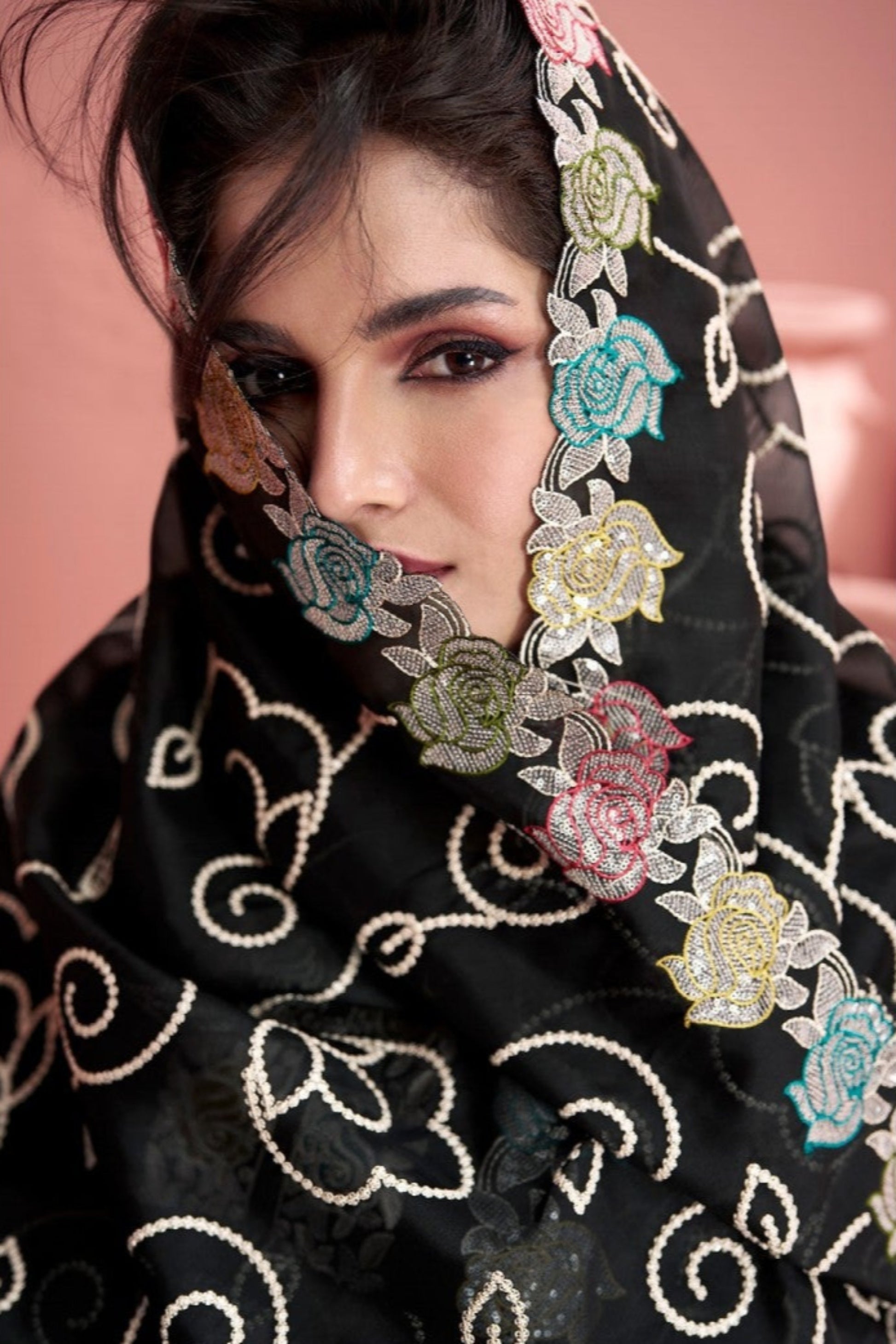 Black salwar kameez is always in fashion. It feels elegant and mysterious.
