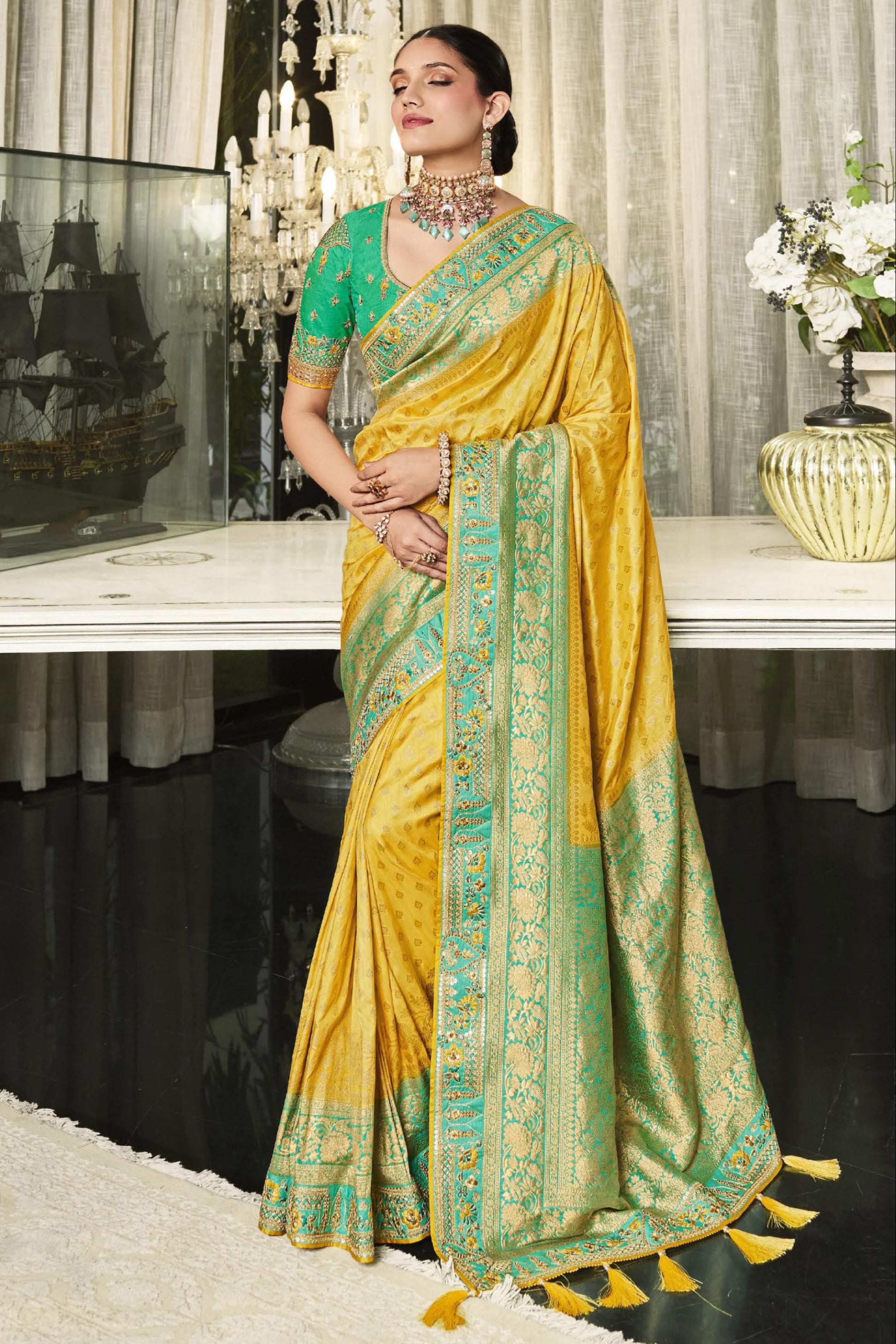 Yellow Saree