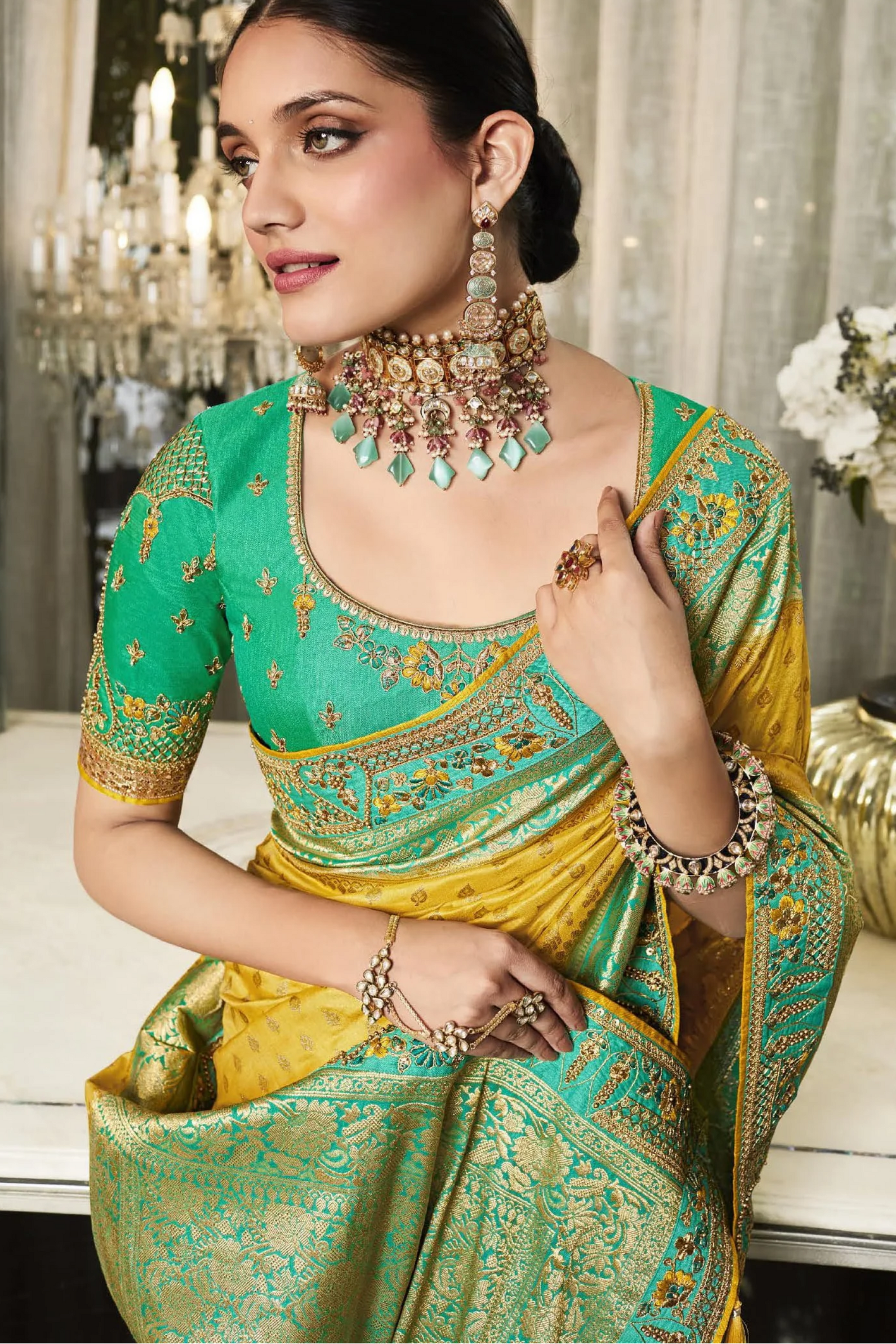 Yellow Saree