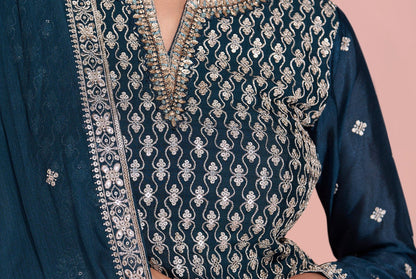 Fancy Sharara Kameez outfit for Diwali functions USA
