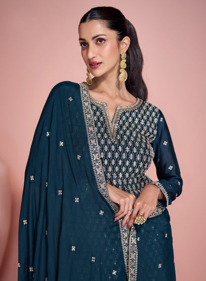 Fancy Sharara Kameez outfit for Diwali functions USA
