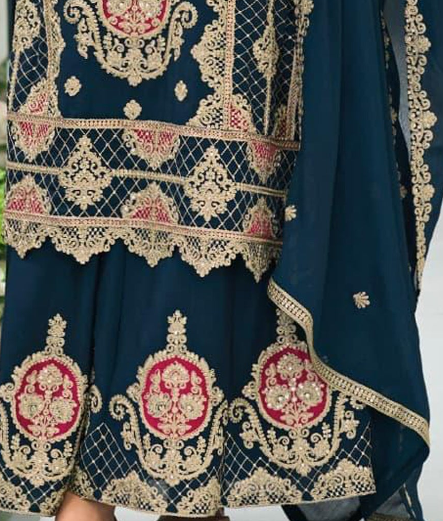 Anarkali suit with churidar ready to ship USA

