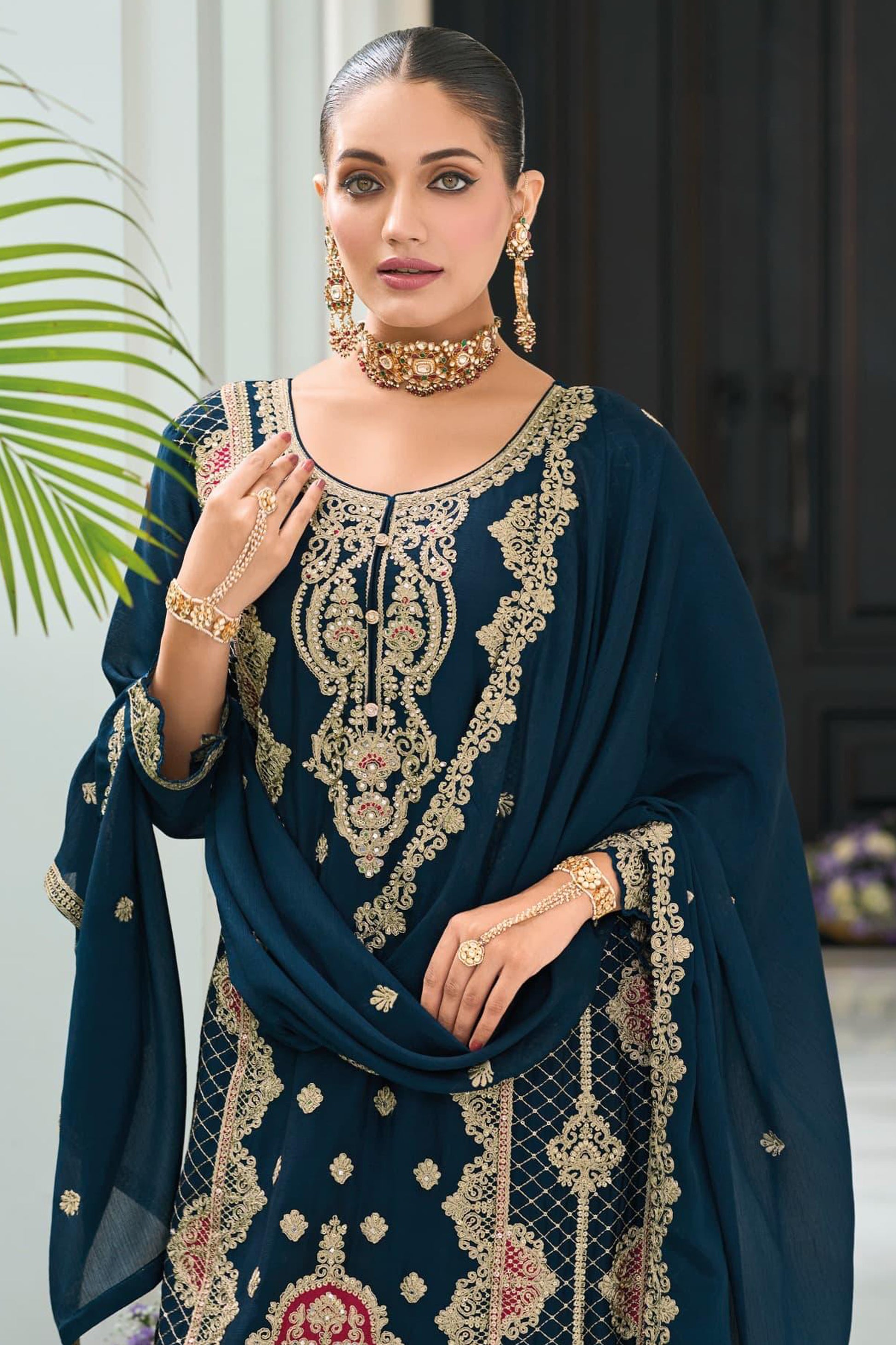 Anarkali suit with churidar ready to ship USA
