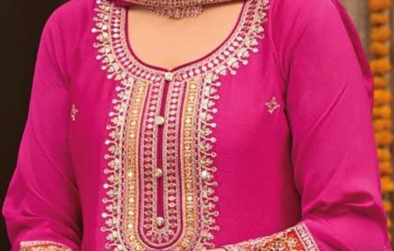 Modern Pink Salwar Kameez Palazzo with Dupatta for Western Women