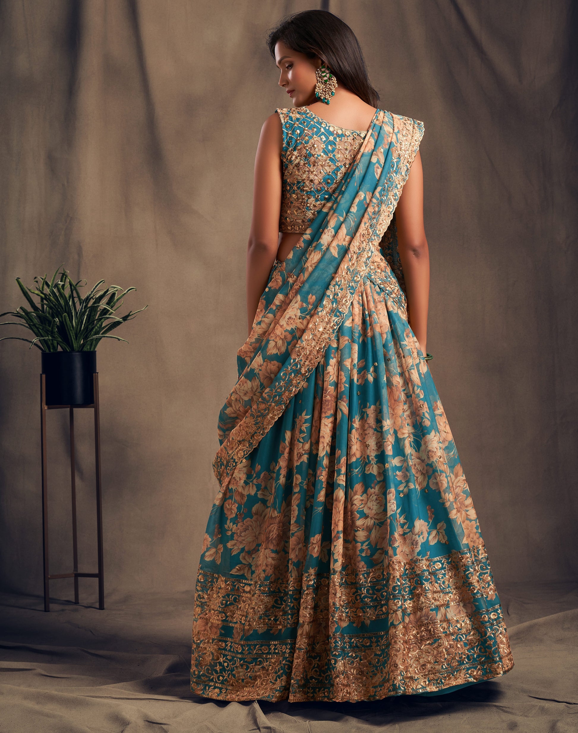 "Gorgeous lehengas for Indian events in the U.S."
