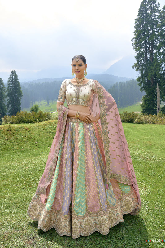 "Lehengas made for Indian functions across the USA."
