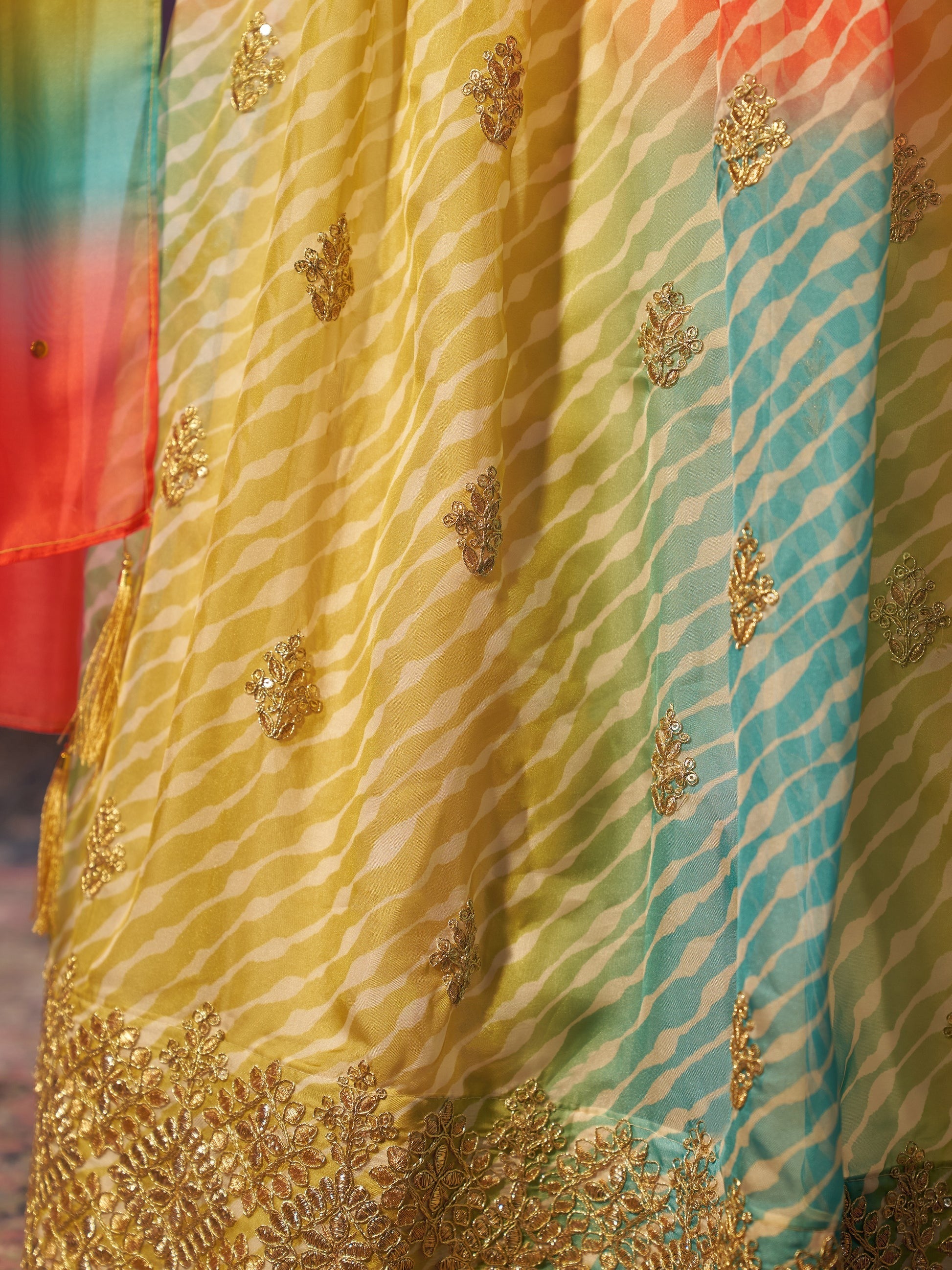 "Lehenga outfits perfect for desi house parties in the U.S."
