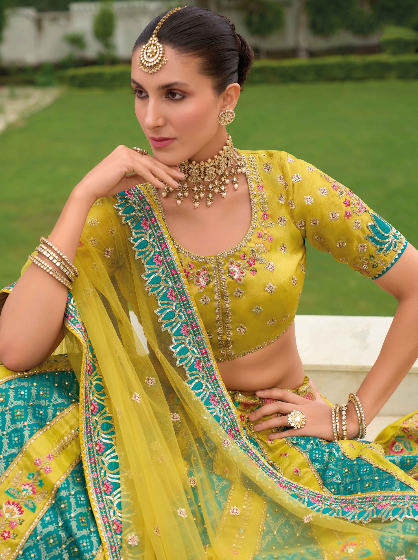 "Perfect lehengas for Diwali, Navratri, and more in the USA."
