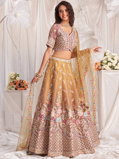 "Lehengas designed for Indian culture in the USA."

