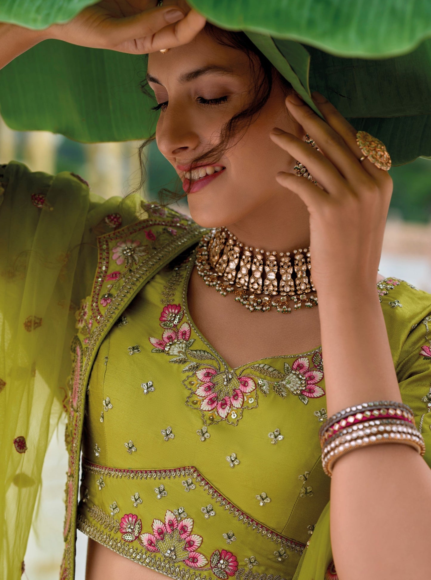 "Dress up for desi events in the U.S. with stylish lehengas."
